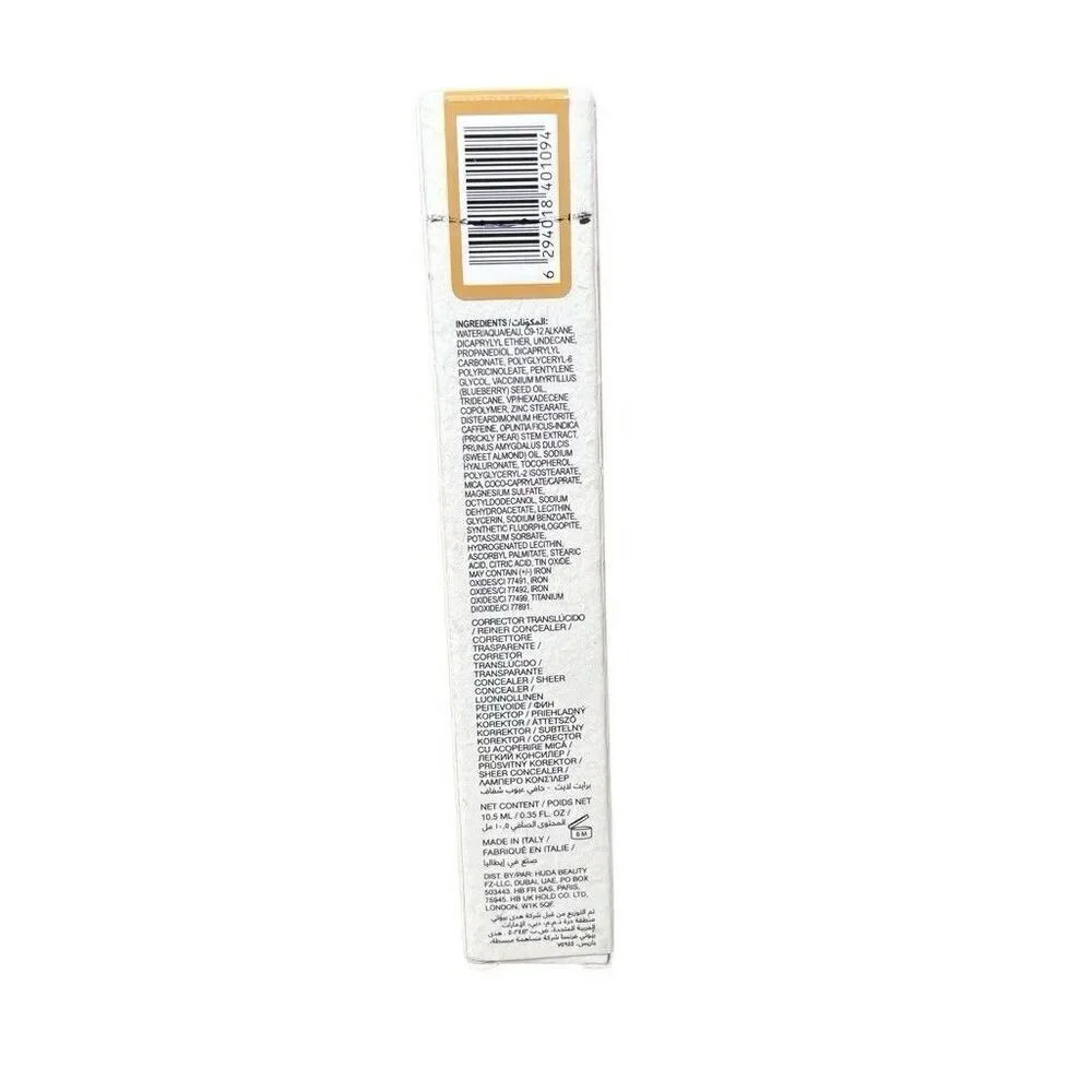 GloWish 04 By HUDA BEAUTY Bright Light Sheer Concealer Light Medium 04‎ 0.35oz